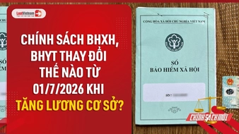 Video: Hàng loạt quyền lợi BHXH, BHYT tăng theo mức lương cơ sở mới từ 01/7/2026