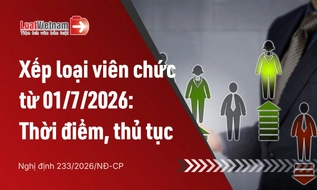 Hướng dẫn xếp loại chất lượng viên chức từ 01/7/2026: Khi nào thực hiện, thủ tục ra sao?