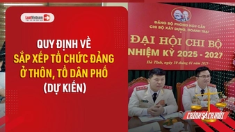 Video: Đề xuất quy định mới về sắp xếp tổ chức Đảng ở thôn, tổ dân phố
