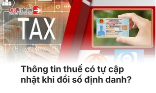 Đổi số định danh cá nhân, có phải cập nhật thông tin thuế không?