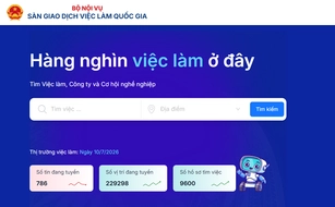 Bộ Nội vụ được giao xây dựng Sàn giao dịch việc làm quốc gia 
