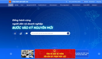 Từ 01/9/2026, miễn phí tra cứu, phản ánh vướng mắc pháp luật trên Cổng Pháp luật quốc gia