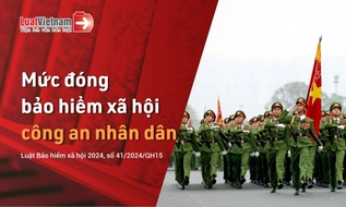 Mức đóng bảo hiểm xã hội công an nhân dân mới nhất 2026