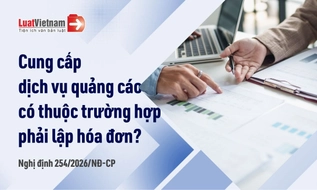 Cung cấp dịch vụ quảng cáo có phải xuất hóa đơn không?