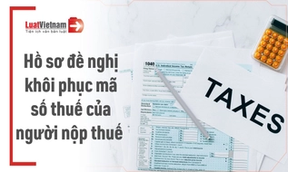Hồ sơ đề nghị khôi phục mã số thuế của người nộp thuế 2026