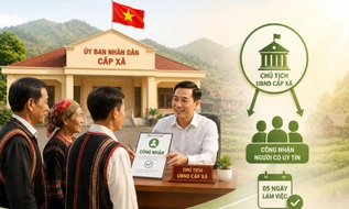 Chủ tịch UBND cấp xã được giao thẩm quyền công nhận người có uy tín từ 20/9/2026