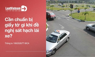 Hồ sơ đề nghị sát hạch lái xe gồm những giấy tờ gì?