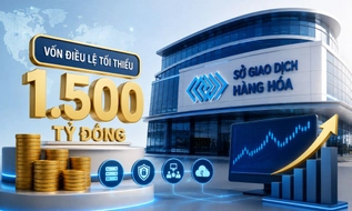 Từ 15/9/2026, lần đầu tiên Sở giao dịch hàng hóa phải có vốn điều lệ tối thiểu 1.500 tỷ đồng