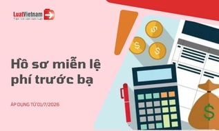 Hồ sơ miễn lệ phí trước bạ theo Thông tư 89/2026/TT-BTC