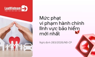 Mức phạt vi phạm hành chính lĩnh vực bảo hiểm mới nhất