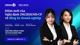 [Recap] Webinar: Điểm mới của Nghị định 296/2026/NĐ-CP về đăng ký doanh nghiệp