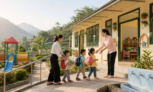 Không dồn ghép điểm trường mầm non cơ học làm tăng khoảng cách đi học của trẻ
