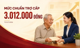 Chính thức: Từ 01/7/2026, mức chuẩn trợ cấp ưu đãi người có công là 3,012 triệu đồng