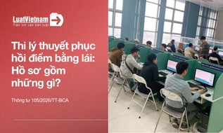 Thi lý thuyết bằng lái xe để phục hồi điểm: Hướng dẫn hồ sơ, cách thức đăng ký thi