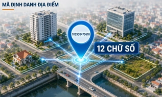 Từ 01/9/2026, mỗi địa điểm có một mã định danh gồm 12 chữ số