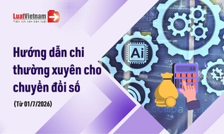 Hướng dẫn chi thường xuyên cho chuyển đổi số sử dụng ngân sách Nhà nước
