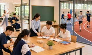 Lịch học văn hóa của học viên ngành nghệ thuật, thể thao phải phù hợp lịch luyện tập, biểu diễn, thi đấu