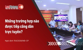 Những trường hợp nào được tiếp công dân online?