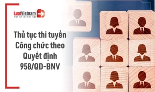 Trình tự, thủ tục thi tuyển công chức mới nhất