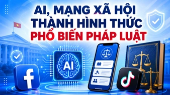 AI, mạng xã hội chính thức trở thành hình thức phổ biến, giáo dục pháp luật