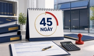 Hồ sơ quyết toán thuế khi giải thể phải nộp chậm nhất vào ngày thứ 45
