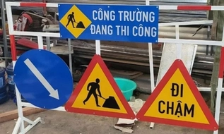 Không lắp biển báo công trình tại lối ra vào công trường bị phạt đến 20 triệu đồng
