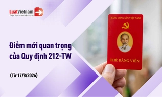 8 điểm mới quan trọng của Quy định 212-QĐ/TW về kỷ luật tổ chức Đảng, Đảng viên vi phạm