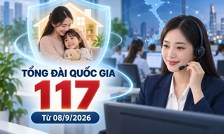 Vận hành tổng đài quốc gia 117 về phòng, chống bạo lực gia đình từ 08/9/2026