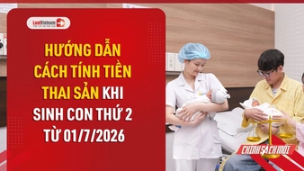 Video: Hướng dẫn cách tính tiền thai sản khi sinh con thứ 2 mới nhất