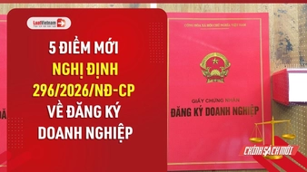 Video: 5 quy định mới về đăng ký doanh nghiệp theo Nghị định 296/2026/NĐ-CP