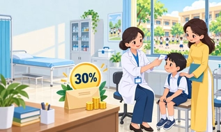 Nhân viên y tế trường học công lập được hưởng phụ cấp ưu đãi nghề 30%