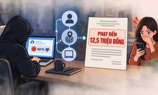Đăng bài ẩn danh trên Facebook xúc phạm người khác, cá nhân có thể bị phạt 12,5 triệu đồng