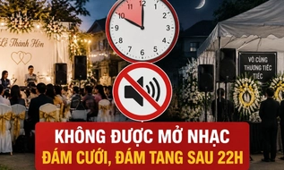 Không được mở nhạc đám cưới, đám tang sau 22h