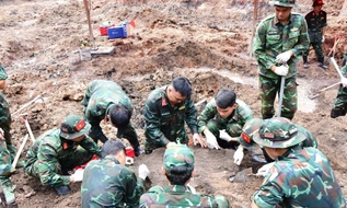 Cá nhân tìm kiếm, quy tập hài cốt liệt sĩ được bảo đảm 10 loại trang phục chuyên dùng và 10 loại vật chất