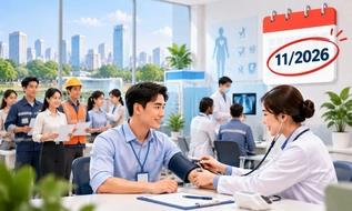 ​Hà Nội: Doanh nghiệp hoàn thành khám sức khỏe định kỳ cho toàn bộ người lao động trước tháng 11/2026