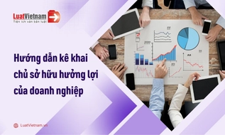 Hướng dẫn kê khai chủ sở hữu hưởng lợi của doanh nghiệp