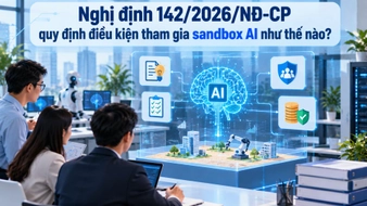 Nghị định 142/2026/NĐ-CP quy định điều kiện tham gia sandbox AI như thế nào?