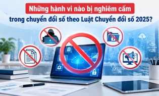 Những hành vi nào bị nghiêm cấm trong chuyển đổi số theo Luật Chuyển đổi số 2025?