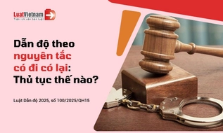 Thủ tục áp dụng nguyên tắc có đi có lại trong dẫn độ mới nhất