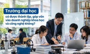 Trường đại học có được thành lập, góp vốn vào doanh nghiệp khoa học và công nghệ không?