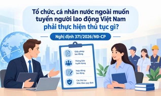 Tổ chức, cá nhân nước ngoài muốn tuyển người lao động Việt Nam phải thực hiện thủ tục gì?