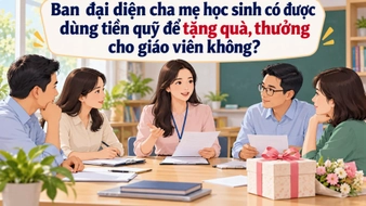 Ban đại diện cha mẹ học sinh có được dùng tiền quỹ để tặng quà, thưởng cho giáo viên không?