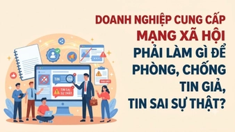 Doanh nghiệp cung cấp mạng xã hội phải làm gì để phòng, chống tin giả, tin sai sự thật?