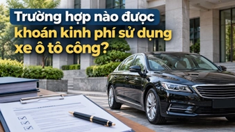 Trường hợp nào được khoán kinh phí sử dụng xe ô tô công?