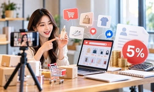 Cá nhân làm tiếp thị liên kết trên sàn thương mại điện tử áp dụng thuế suất thuế TNCN 5%