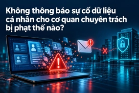 Không thông báo sự cố dữ liệu cá nhân cho cơ quan chuyên trách bị phạt thế nào?
