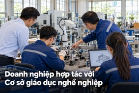 Doanh nghiệp được hợp tác với cơ sở giáo dục nghề nghiệp trong những hoạt động nào?