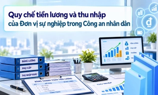 Đơn vị sự nghiệp trong Công an nhân dân có phải ban hành Quy chế tiền lương và thu nhập không?