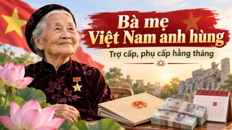 Bà mẹ Việt Nam anh hùng được hưởng trợ cấp, phụ cấp bao nhiêu tiền mỗi tháng?