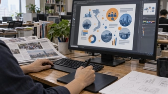 Infographic làm từ bài báo đã có và Infographic xây dựng mới được tính định mức thế nào?